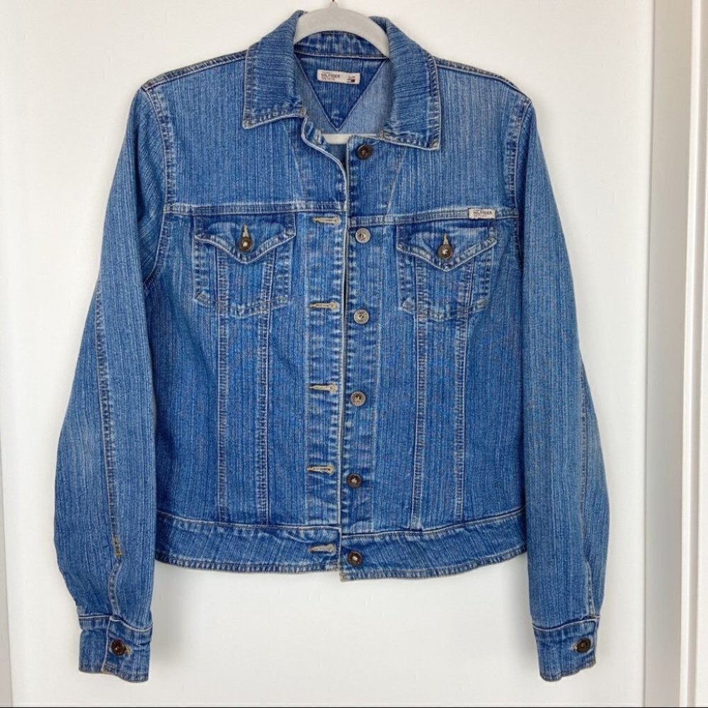 Vintage Tommy  Hilfiger Made in Canada Denim Jean Jacket